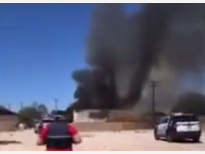 Military Aircraft Reported to Have Crashed Just South of Nellis AFB